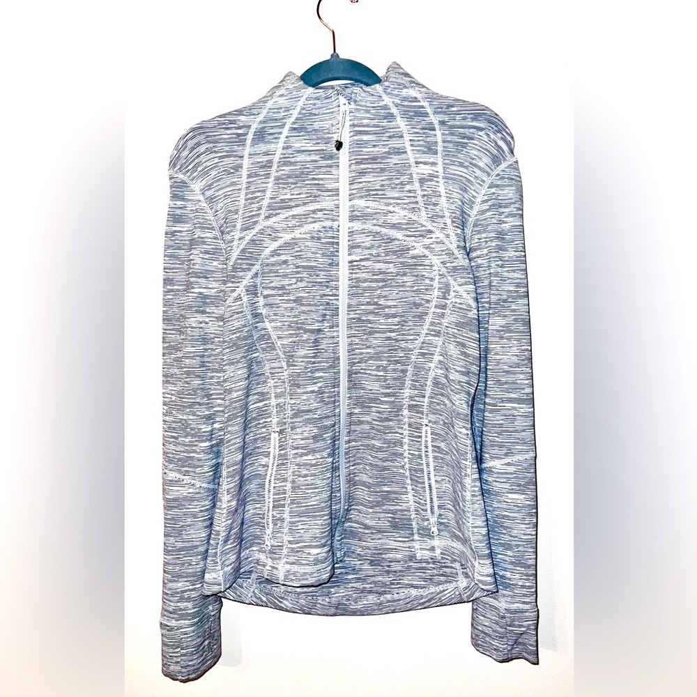 Lululemon Define Jacket Full Zip Light Heather Grey Size 10 Active